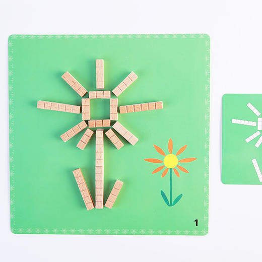 djeco学数数加减法数学幼儿园算术教具3-4-5木质拼图儿童益智玩具 商品图2