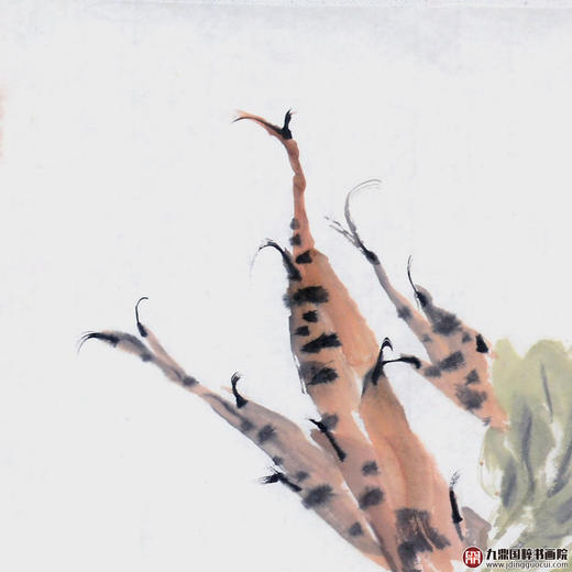 姬朝晖《花鸟作品》50*50cm 花鸟斗方作品 餐厅/茶室/卧室挂画 商品图2