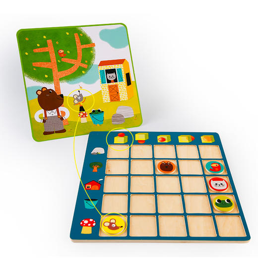 djeco空间位置逻辑认知训练儿童亲子桌游3-4-5岁宝宝启蒙益智玩具 商品图1