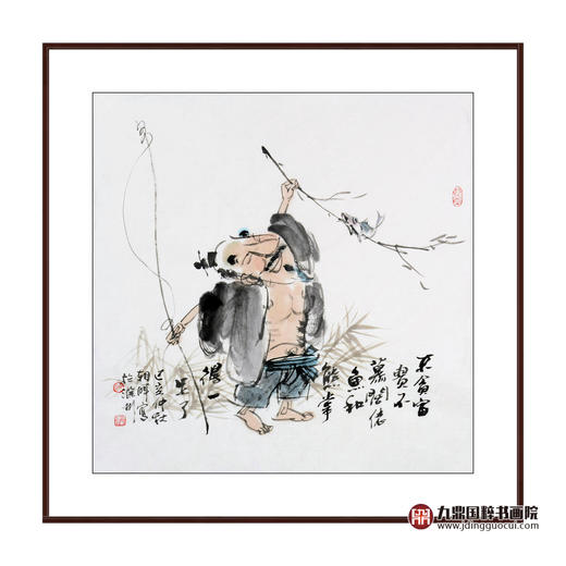姬朝晖《人物作品》50*50cm 人物斗方作品 茶室/客厅挂画 商品图0