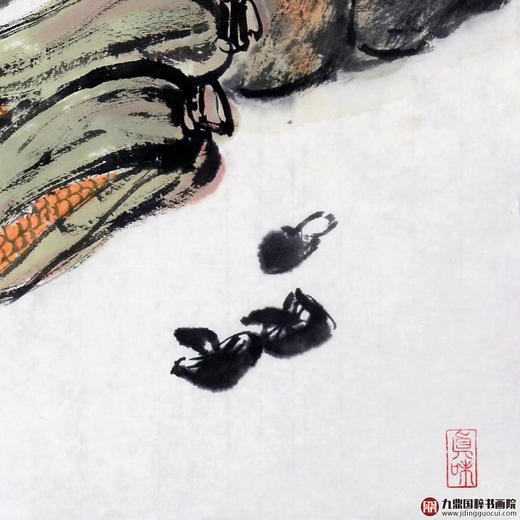 姬朝晖《 山肴野蔌最宜人》68*138cm 花鸟斗方作品 餐厅/茶室/卧室挂画 商品图5