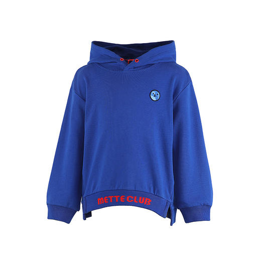METTE童装2020秋季新品男童连帽卫衣中大童纯棉印花套头上衣 商品图8