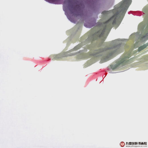 姬朝晖《清品》50*50cm 花鸟斗方作品 餐厅/茶室/卧室挂画 商品图4