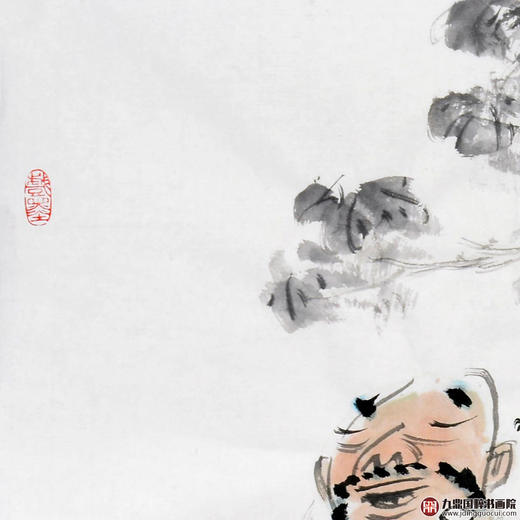 姬朝晖《人物作品》50*50cm 人物斗方作品 茶室/客厅挂画 商品图2