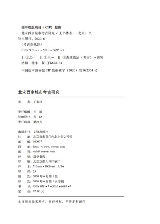 “考古新视野”丛书——北宋西京城市考古研究 商品图1