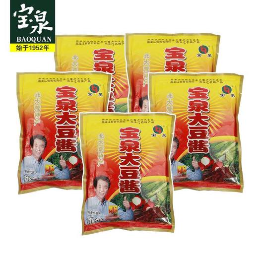 北大荒 宝泉 大豆酱500G东北大酱蘸酱炸酱调味卤腌 商品图0