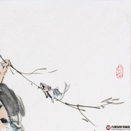 姬朝晖《人物作品》50*50cm 人物斗方作品 茶室/客厅挂画 商品图3