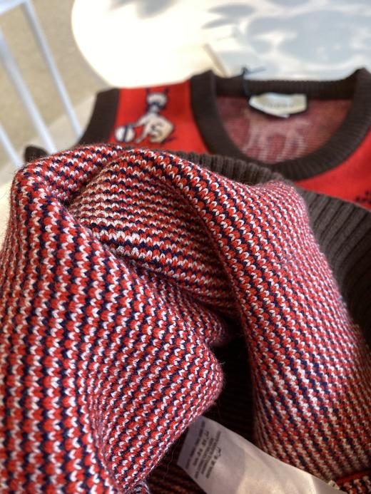 点此购买 GUCCI女款动物世界V领针织背心 曾153465 商品图13