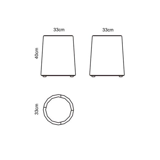 MQD·现代风格圆凳MC1302B-P 商品图2