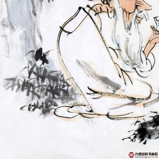 姬朝晖《人物作品》50*50cm 人物斗方作品 茶室/客厅挂画 商品图4