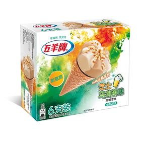五羊甜筒芝士乌龙味6支装