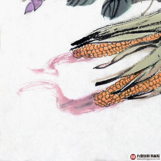 姬朝晖《 山肴野蔌最宜人》68*138cm 花鸟斗方作品 餐厅/茶室/卧室挂画 商品图4