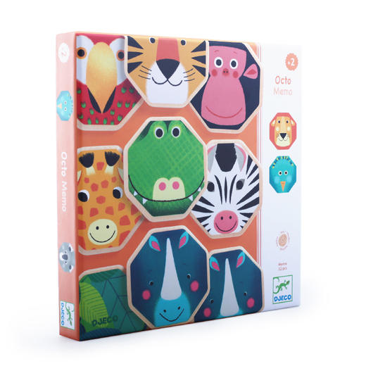 djeco动物接龙配对双面宝宝桌游2岁家庭亲子互动益智游戏幼儿玩具 商品图4