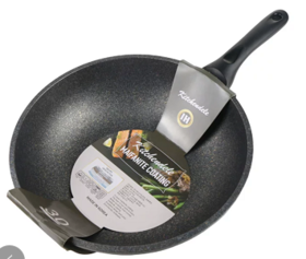 韩国凯晨德乐麦饭石炒锅30cm【中】