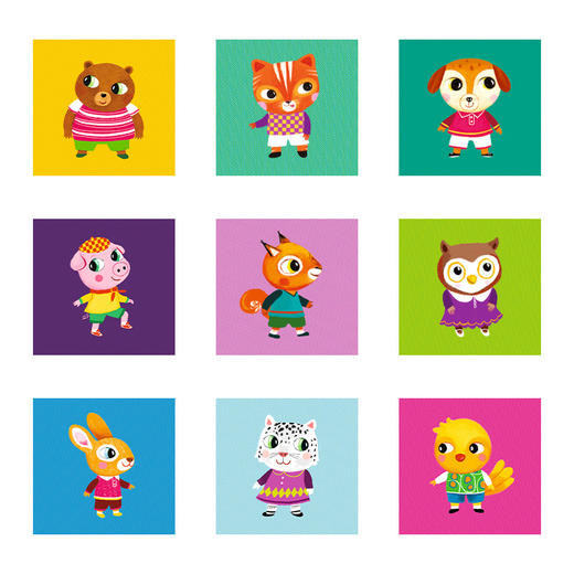 djeco多米诺接龙记忆对对碰游戏幸运大转盘桌游儿童益智玩具3-4岁 商品图3