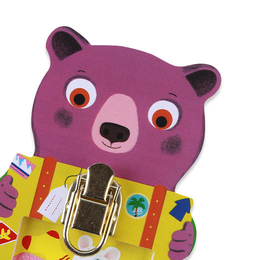 djeco动物开锁仿真钥匙锁宝宝练习早教益智教具2-3岁蒙氏儿童玩具 商品图2