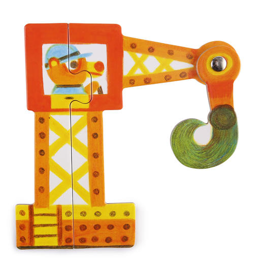 儿童交通工具工程车配对1拼图2岁半幼儿智力启蒙逻辑早教宝宝卡片 商品图4