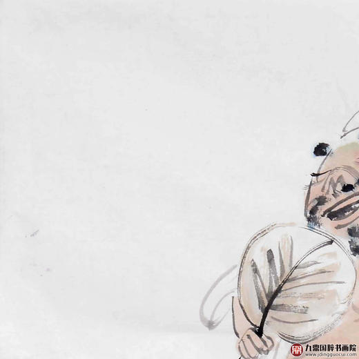 姬朝晖《人物作品》50*50cm 人物斗方作品 茶室/客厅挂画 商品图2