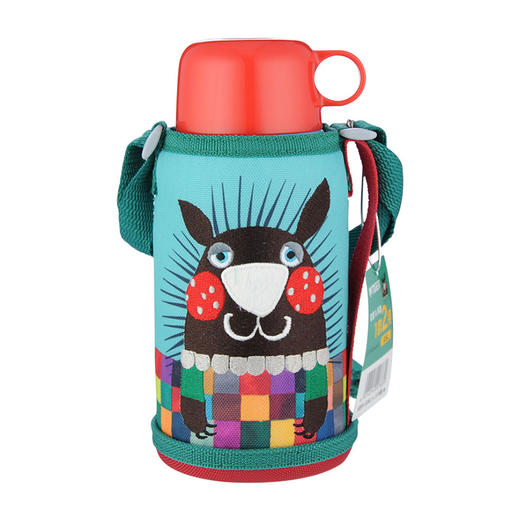 【特惠5折，仅一个无货退款】日本虎牌Tiger 儿童保温杯MBR-S06C两用保温/保冷便携吸管杯600ML针鼹、羊、狮子【不支持补差，非质量问题不退不换】S 商品图6