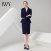 IWY/藏青色长袖西装半裙套装CS10313 商品缩略图1
