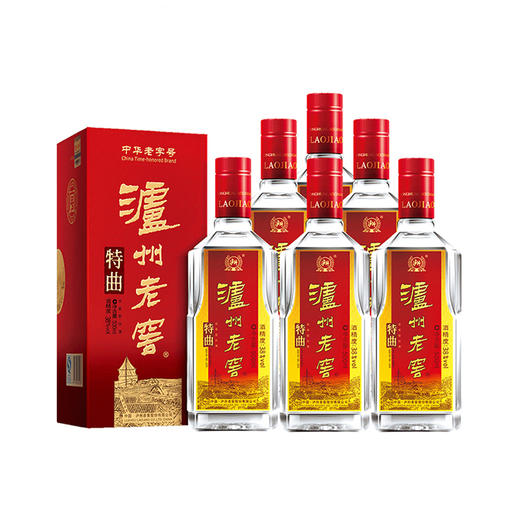 【泸州老窖酒名堂】中华老字号特曲 38度 500ml*6 商品图0