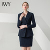 IWY/藏青色条纹长袖西装半裙套装CS10345 商品缩略图1