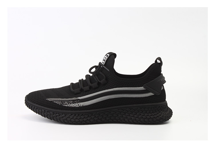 意尔康飞织椰子鞋男2020年秋季新款潮流百搭网面透气运动鞋跑步鞋