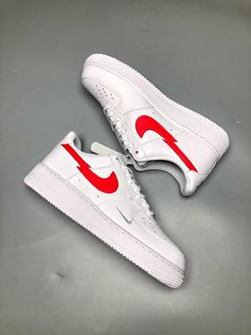Nike Air Force 1 Low 空军一号低帮 闪电红勾 客供模具、原材料，内置全掌Solo 原楦头纸板🏻  专供实体专柜混卖
