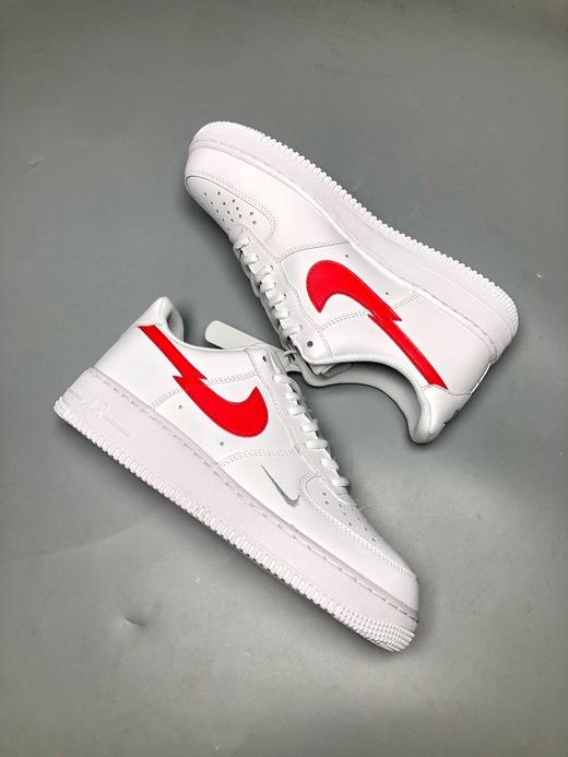 Nike Air Force 1 Low 空军一号低帮 闪电红勾 客供模具、原材料，内置全掌Solo 原楦头纸板🏻  专供实体专柜混卖 商品图0