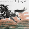 张祺晟《叱咤千里》68*138cm 动物横幅作品 办公室/客厅挂画 商品缩略图3