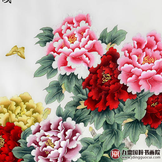 李兆生《国色天香》68*138cm 花鸟横幅作品 茶室/卧室挂画 商品图2