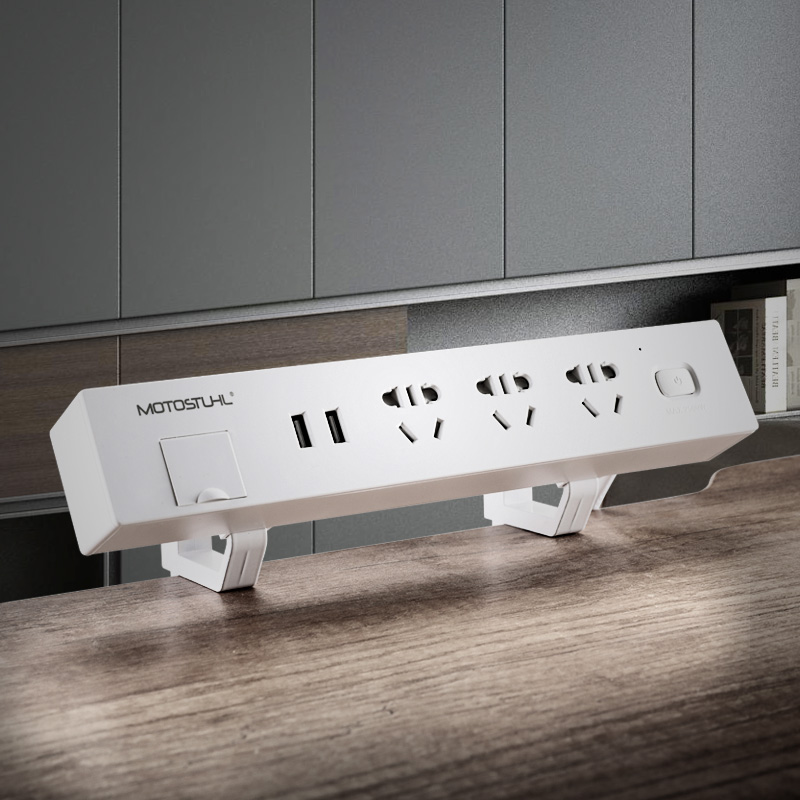 MOTOSTUHL摩伽 黑色桌上多功能集成插座