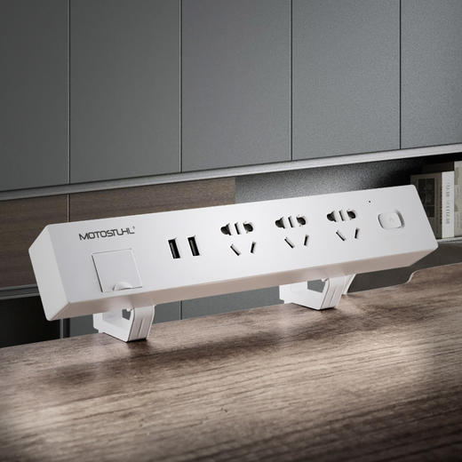 MOTOSTUHL摩伽 黑色桌上多功能集成插座 商品图0