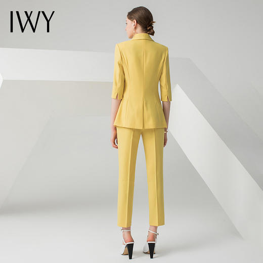 IWY/黄色五分袖西装长裤套装CP10226 商品图2