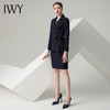 IWY/藏青色长袖西装半裙套装CS512 商品缩略图0