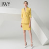 IWY/黄色五分袖半裙套装CS10226 商品缩略图1