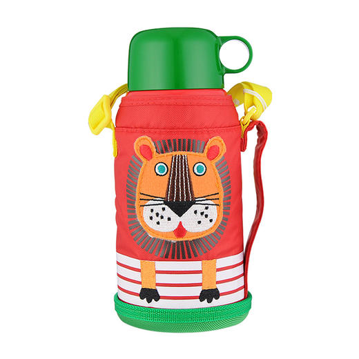 【特惠5折，仅一个无货退款】日本虎牌Tiger 儿童保温杯MBR-S06C两用保温/保冷便携吸管杯600ML针鼹、羊、狮子【不支持补差，非质量问题不退不换】S 商品图0