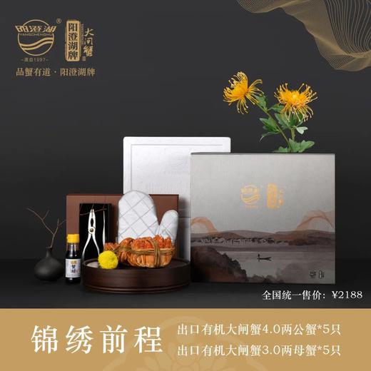 【阳澄湖牌大闸蟹·礼券】有机大闸蟹系列 《锦绣前程》出口品质 商品图1