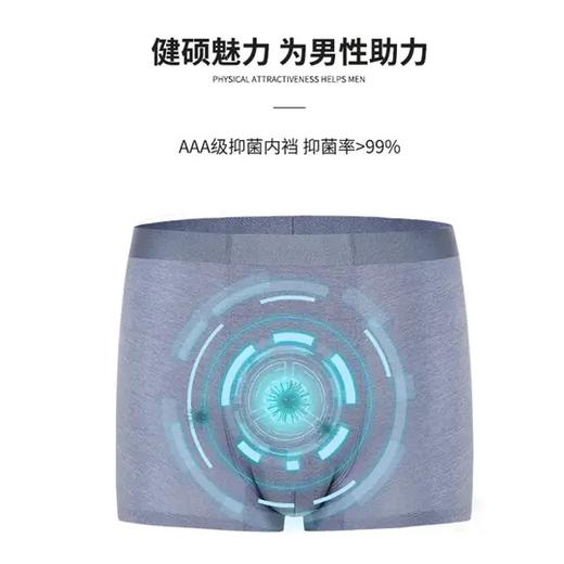 【第2盒半价】苦参舒适贴身抗菌内裤，每盒两条，颜色随机 商品图1