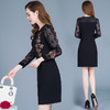 YWE-TYH8301刺绣中长款修身显瘦气质V领打底裙 商品缩略图2