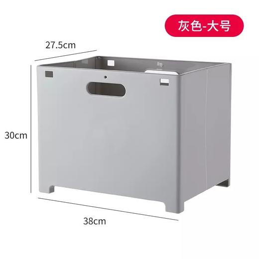可折悬挂叠脏衣篮 免打孔装衣物浴室收纳筐 商品图6