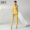 IWY/黄色五分袖西装长裤套装CP10226 商品缩略图1