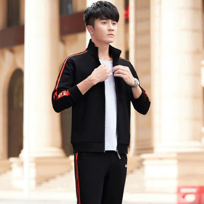 新款男女运动服情侣棉运动三件套ZXH 商品图10