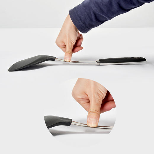 杰美思格雷10型钢柄尼龙中式铲不粘锅专用铲 商品图4