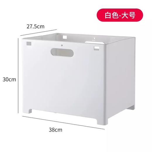 可折悬挂叠脏衣篮 免打孔装衣物浴室收纳筐 商品图7
