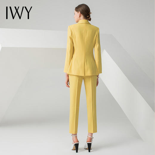 IWY/黄色长袖西装长裤套装C10386+P10226 商品图2