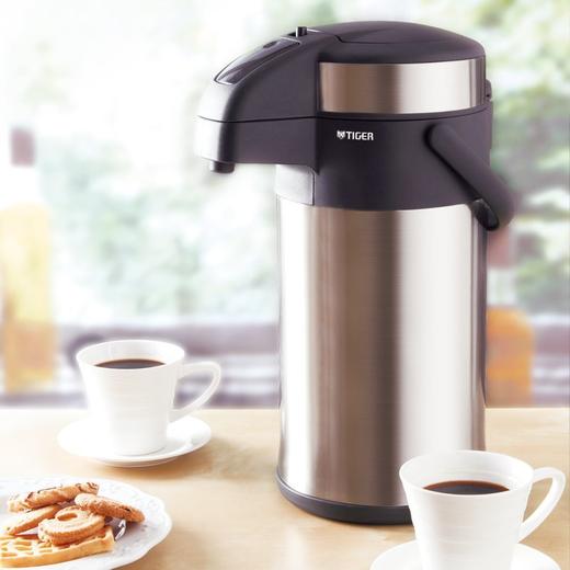日本虎牌Tiger 气压式热水瓶高档家用保温壶4.0L带安全锁 商品图1