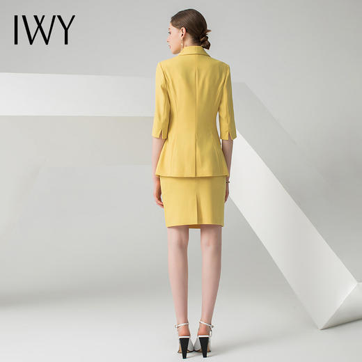 IWY/黄色五分袖半裙套装CS10226 商品图2