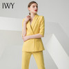 IWY/黄色五分袖西装长裤套装CP10226 商品缩略图0