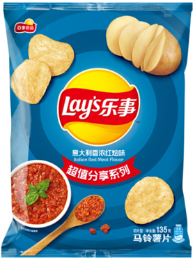 百事食品乐事意大利浓香红烩味70g